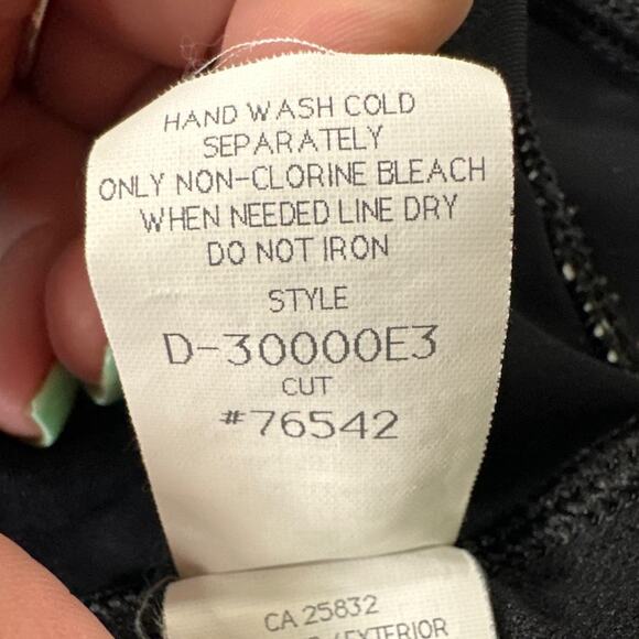 La Blanca Rod Beattie Womens 12 Sheer Mesh Middle Swimsuit One Piece Black - Picture 9 of 9